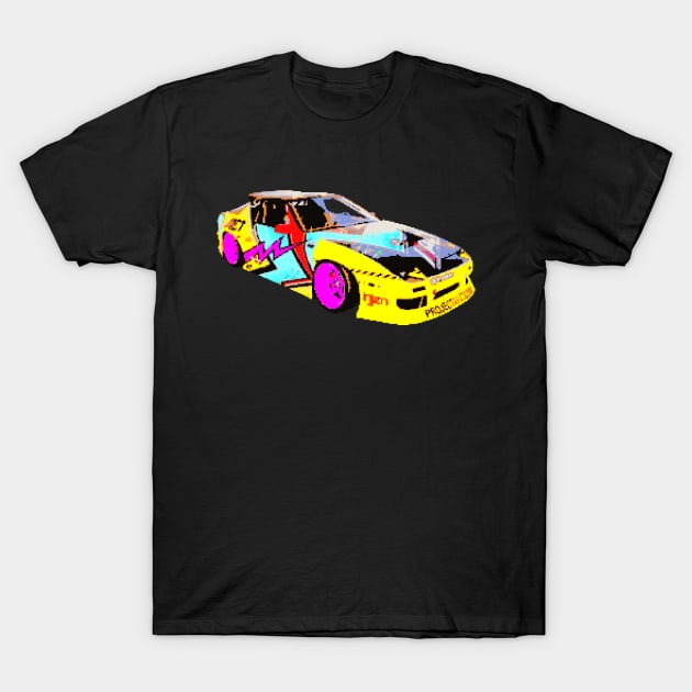 16-bit Mazda RX-7 T-Shirt by RodeoEmpire